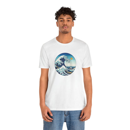 Ocean Wave Graphic Tee - Perfect for Beach Lovers, Summer Vibes, Casual Outfits, Gift for Surfers, Eco-Friendly Fashion Printify