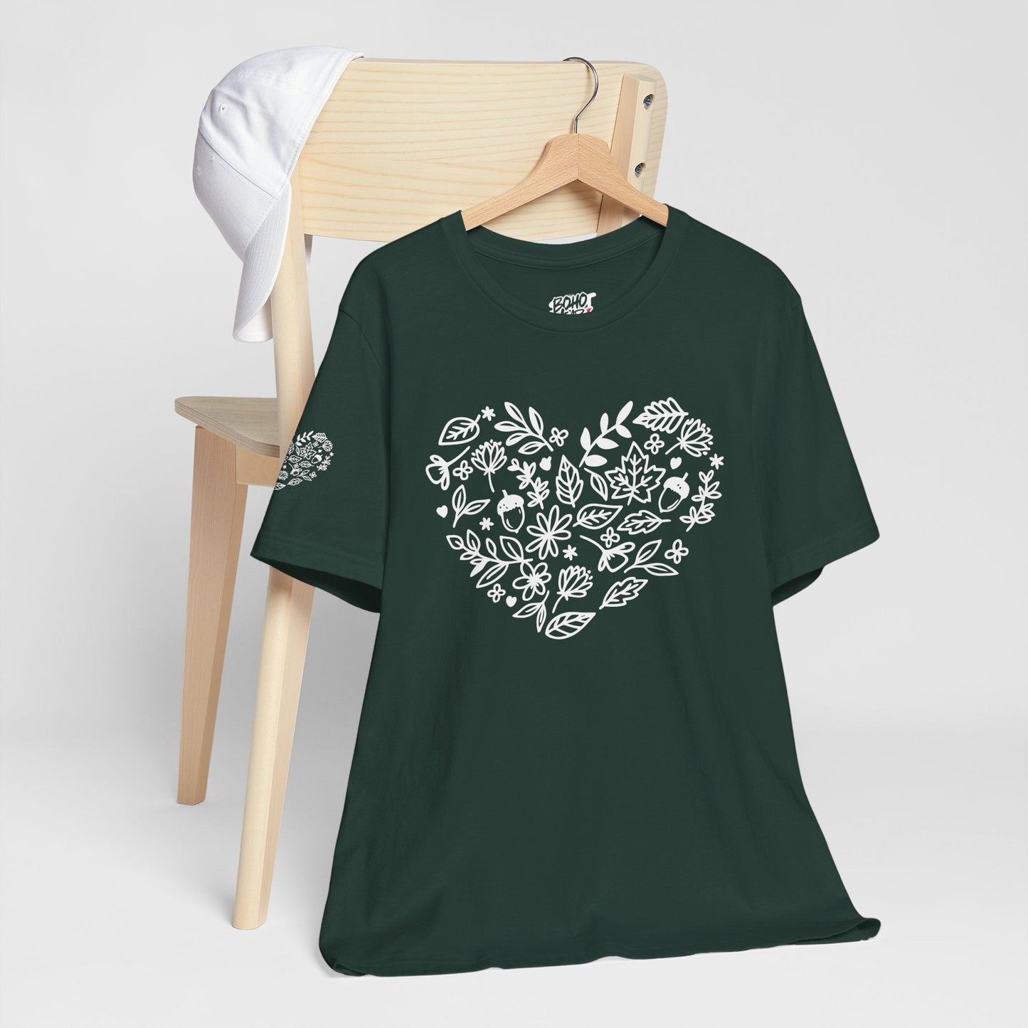 Floral Heart Tee Printify