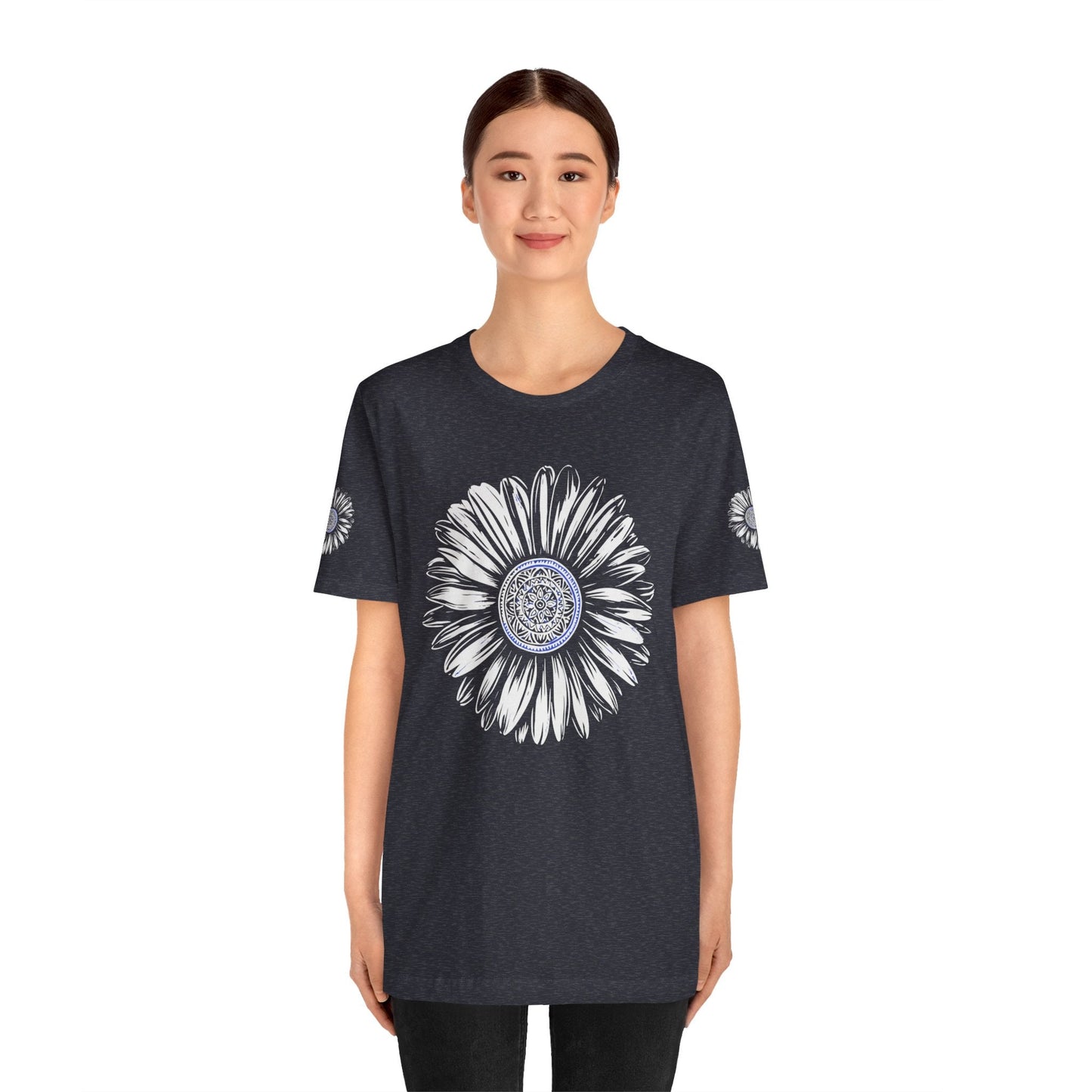 Boho Blue Mandala Tee Boho Wear