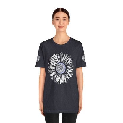 Boho Blue Mandala Tee Boho Wear