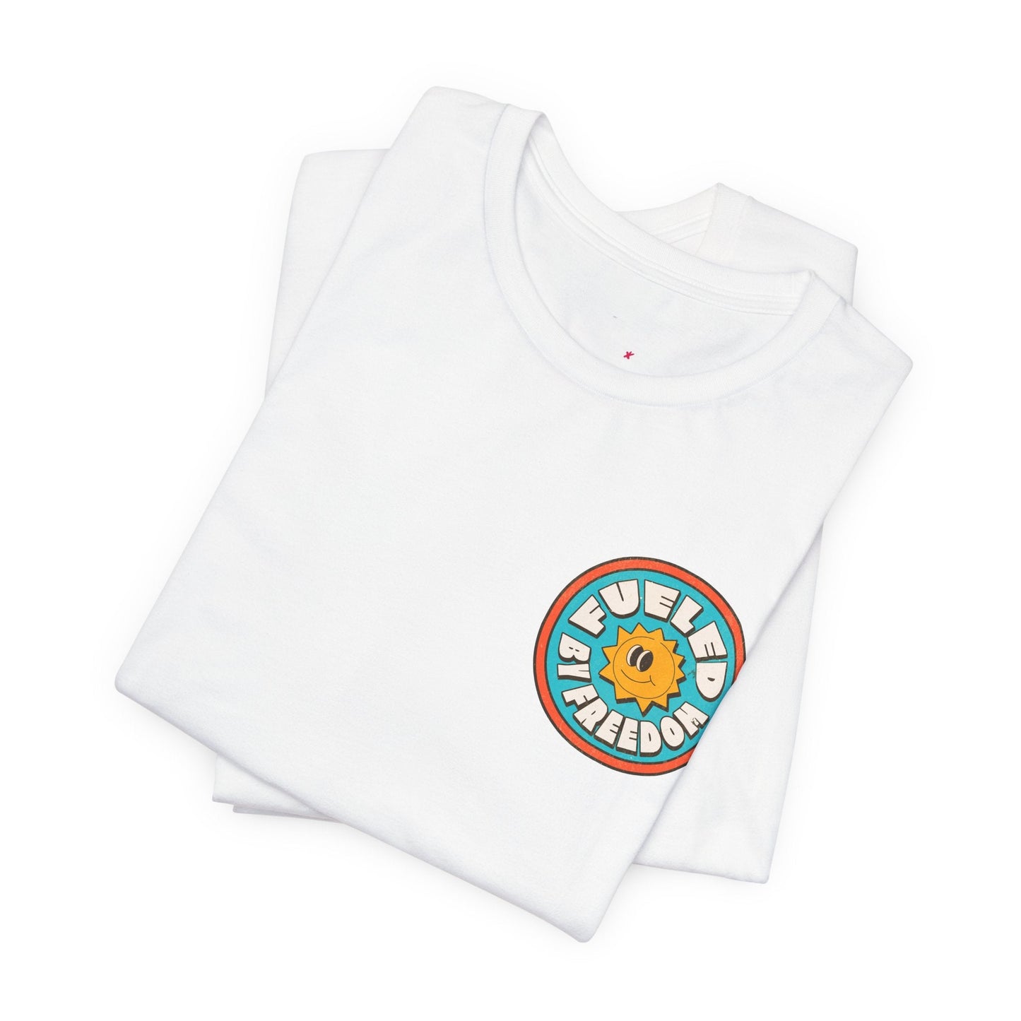 T-Shirt Fueled by Freedom Graphic Tee Printify