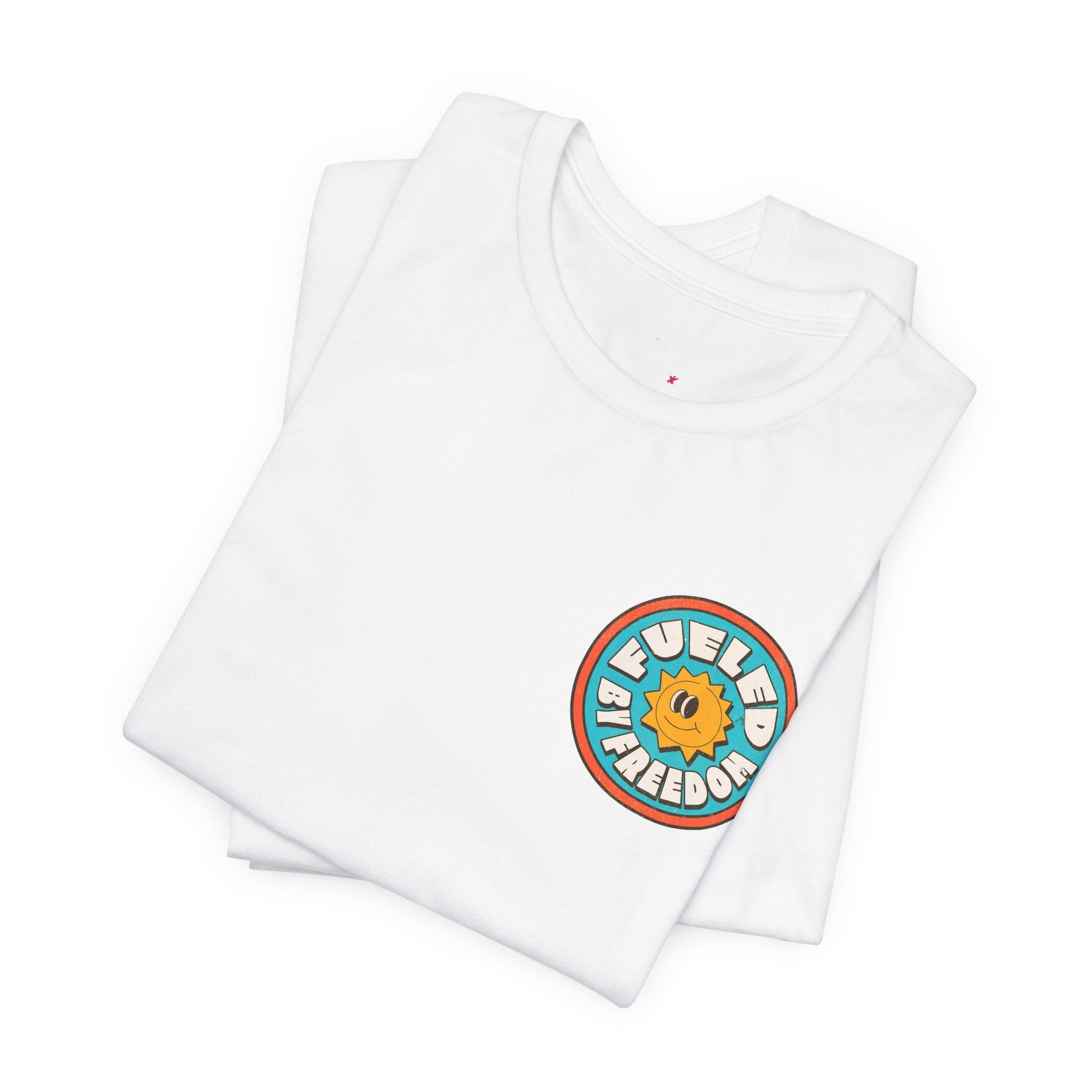 T-Shirt Fueled by Freedom Graphic Tee Printify