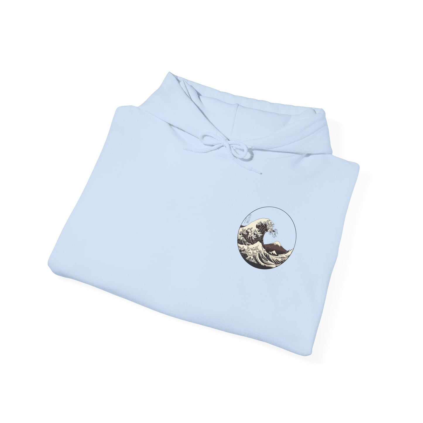 Ocean Wave Graphic Hoodie, Unisex Sweatshirt Gift, Beach Lover Apparel, Cozy Layering, Nature-Inspired Gift Printify