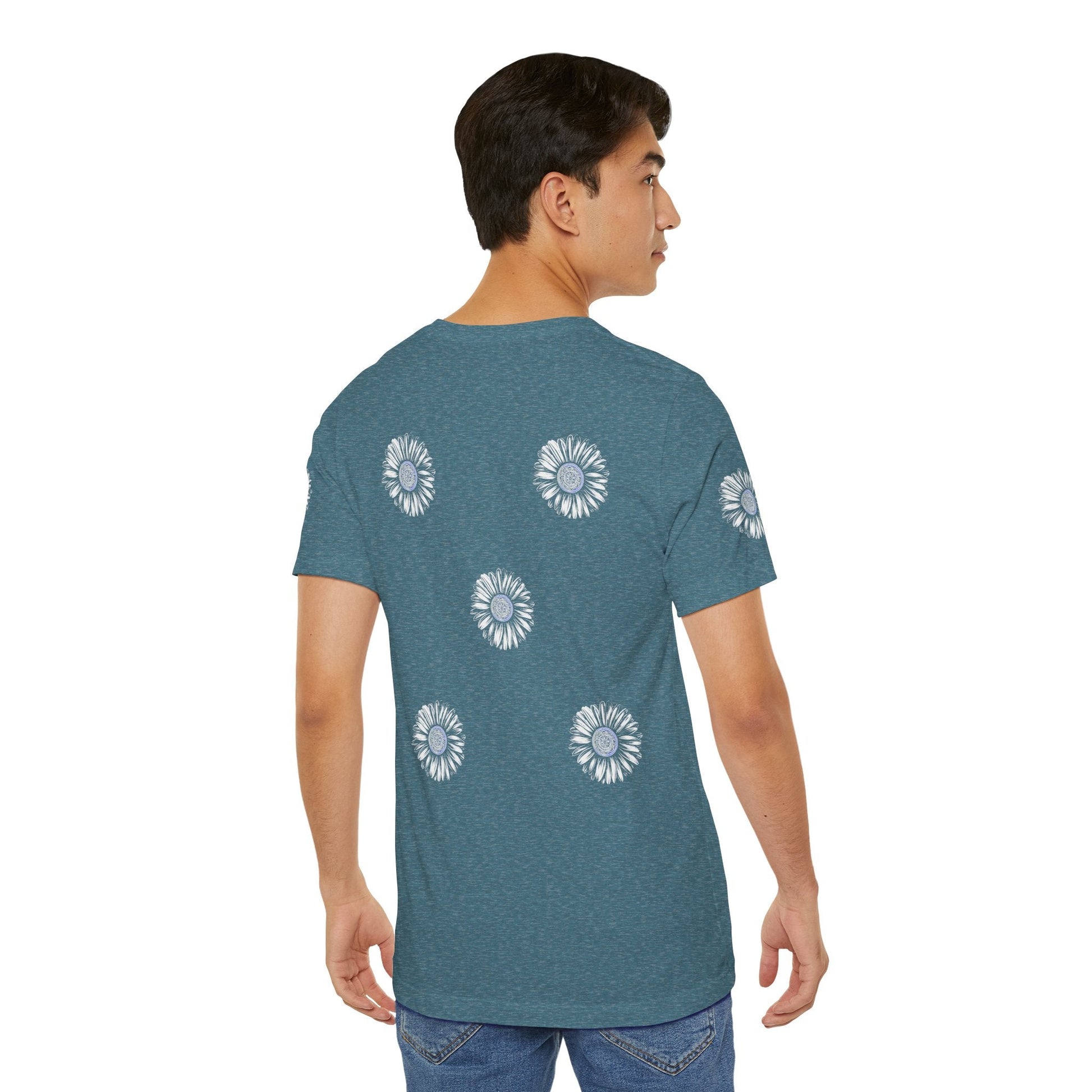 Boho Blue Mandala Tee Boho Wear