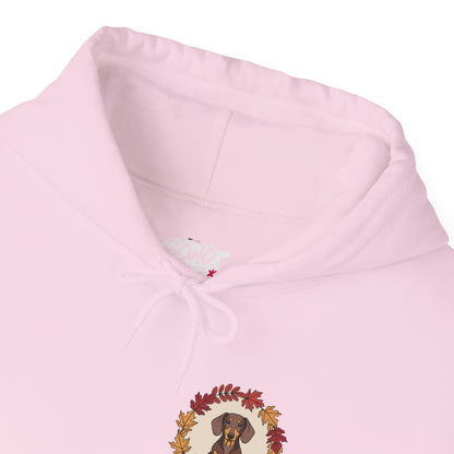 Dog Lover's Autumn Hoodie, Cozy Fall Sweatshirt, Pet Parent Gift, Seasonal Fashion, Unisex Pullover for Dog Owners Boho Wear