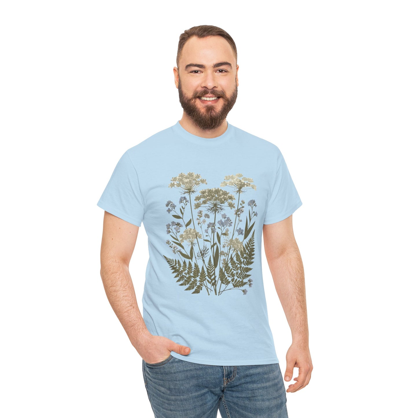 Botanical Art Unisex Heavy Cotton Tee