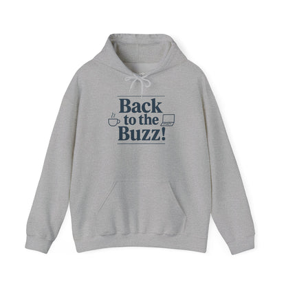 Hooded Sweatshirt - 'back to the buzz' Design Printify