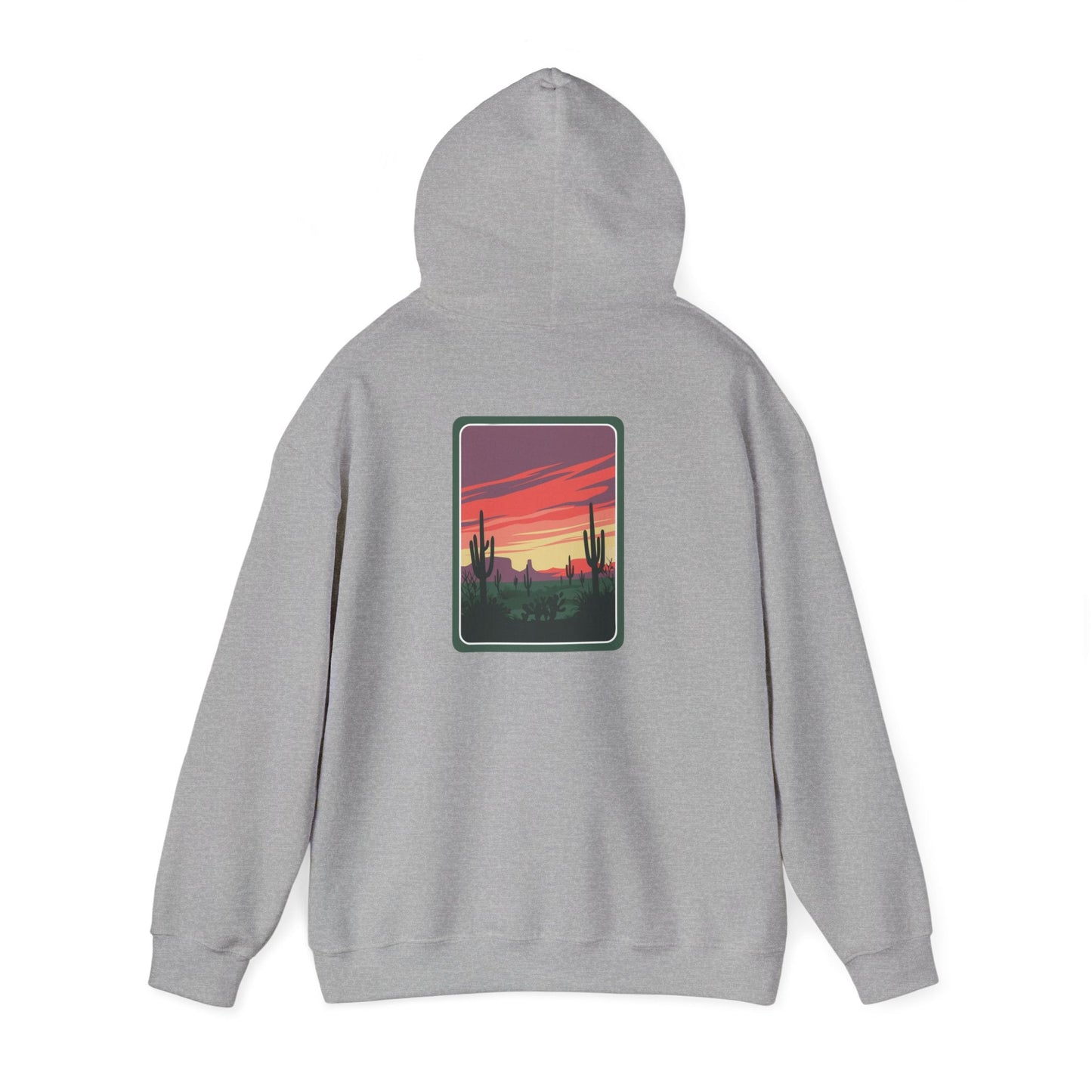 Desert Sunset Hoodie - Cozy Unisex Sweatshirt for Outdoor Lovers, Perfect for Gifts, Travel, Camping, and Relaxation Printify