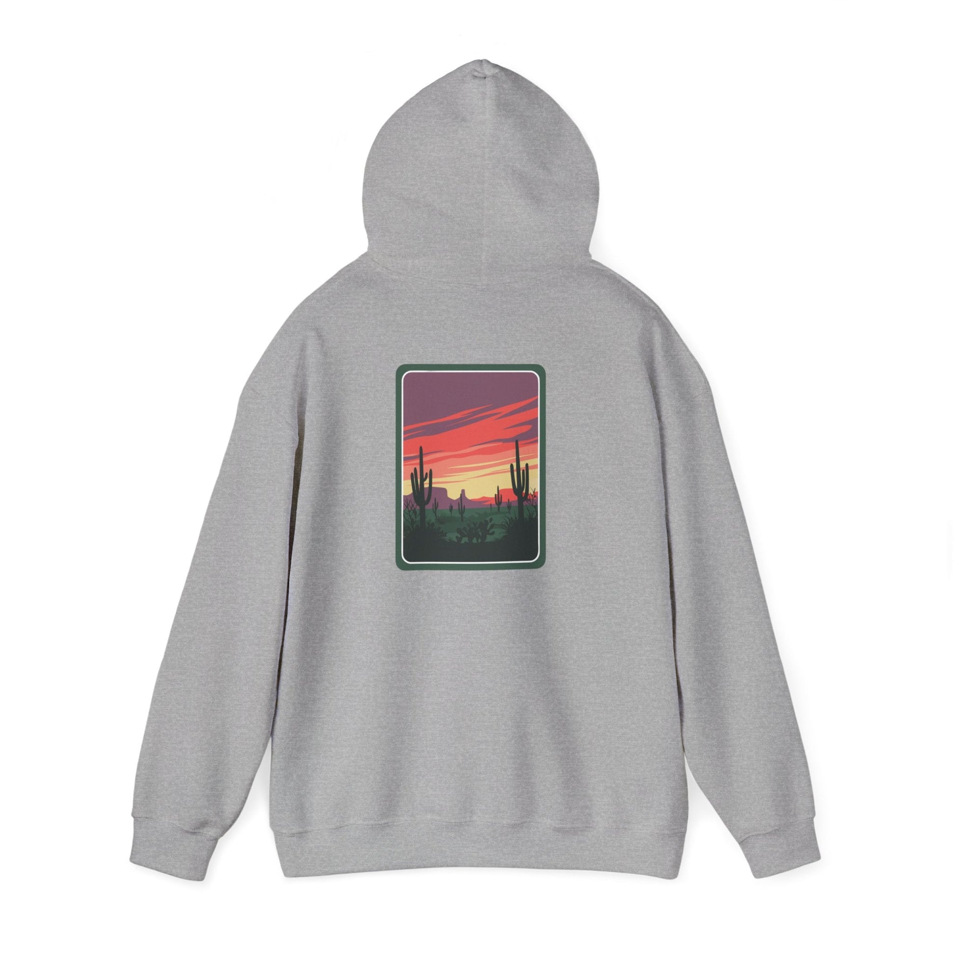 Desert Sunset Hoodie - Cozy Unisex Sweatshirt for Outdoor Lovers, Perfect for Gifts, Travel, Camping, and Relaxation Printify
