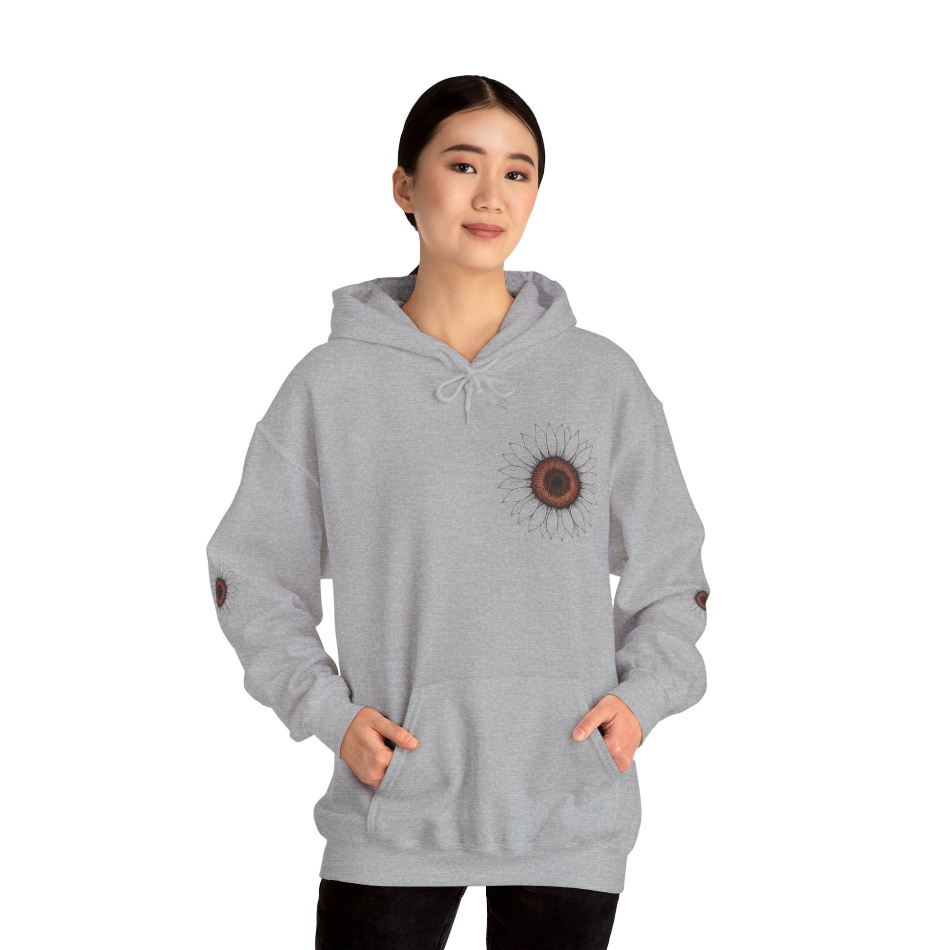 Funny Boho Sunflower Hoodie Boho Wear