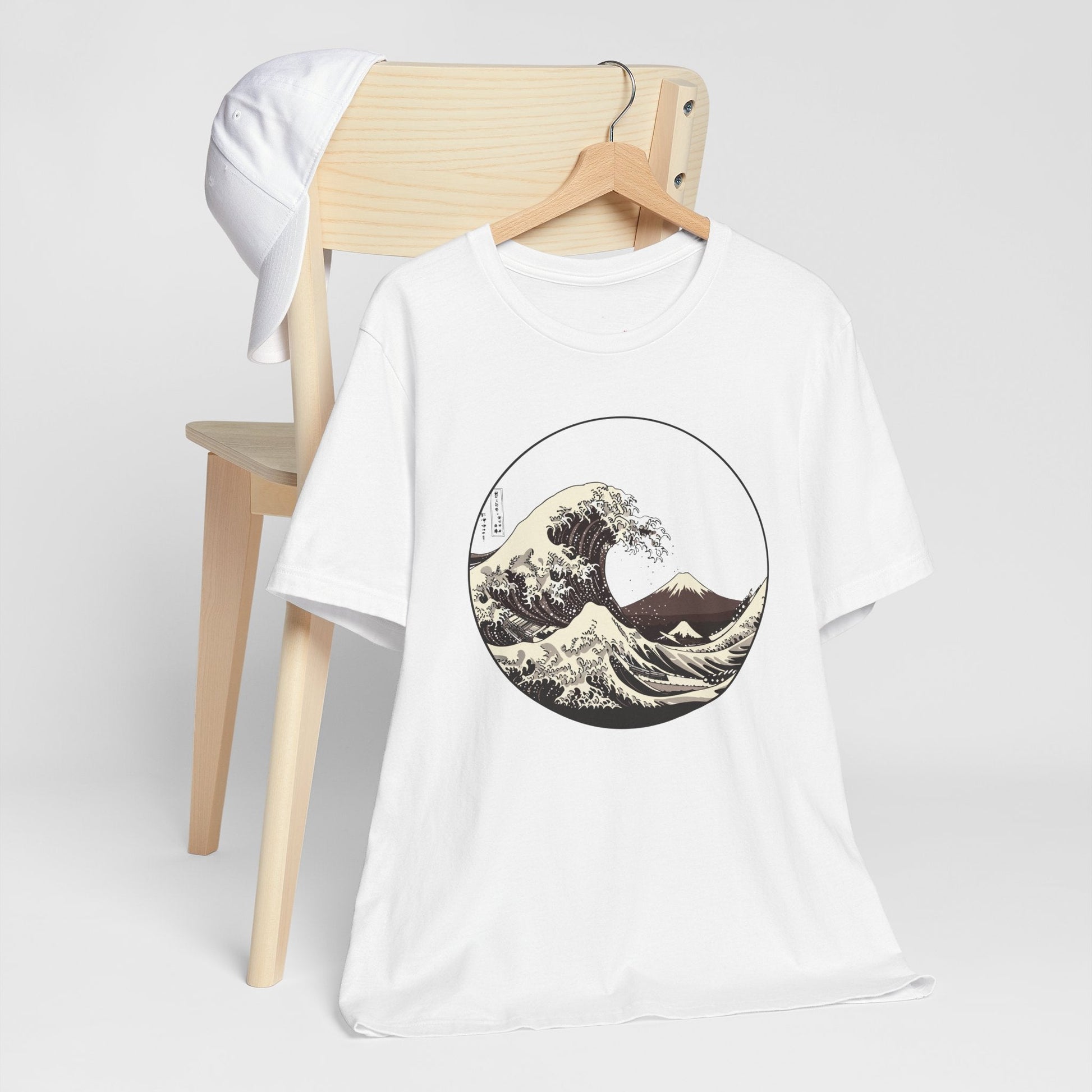 Ocean Wave Graphic Tee | Cool Casual Wear, Beach Lover Gift, Art Inspired Shirt, Summer Attire, Gift for Him/Her Printify