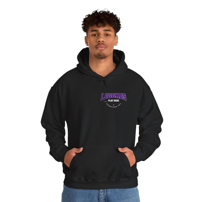 Legends Play Here Hoodie | Unisex Heavy Blend™ Sweatshirt for Gamers, Casual Wear, Friends Gatherings, Cozy Gift Ideas, Unique Style Boho Wear