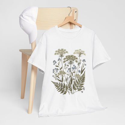 Botanical Art Unisex Heavy Cotton Tee Printify