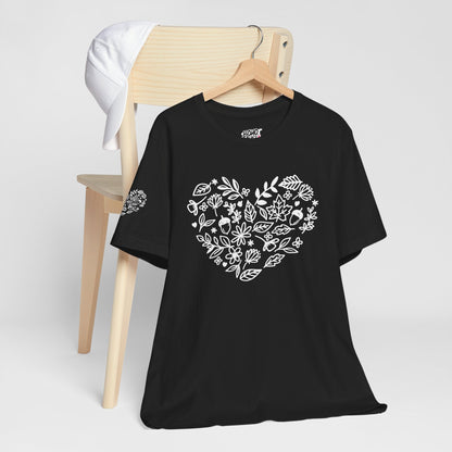 Floral Heart Tee Printify