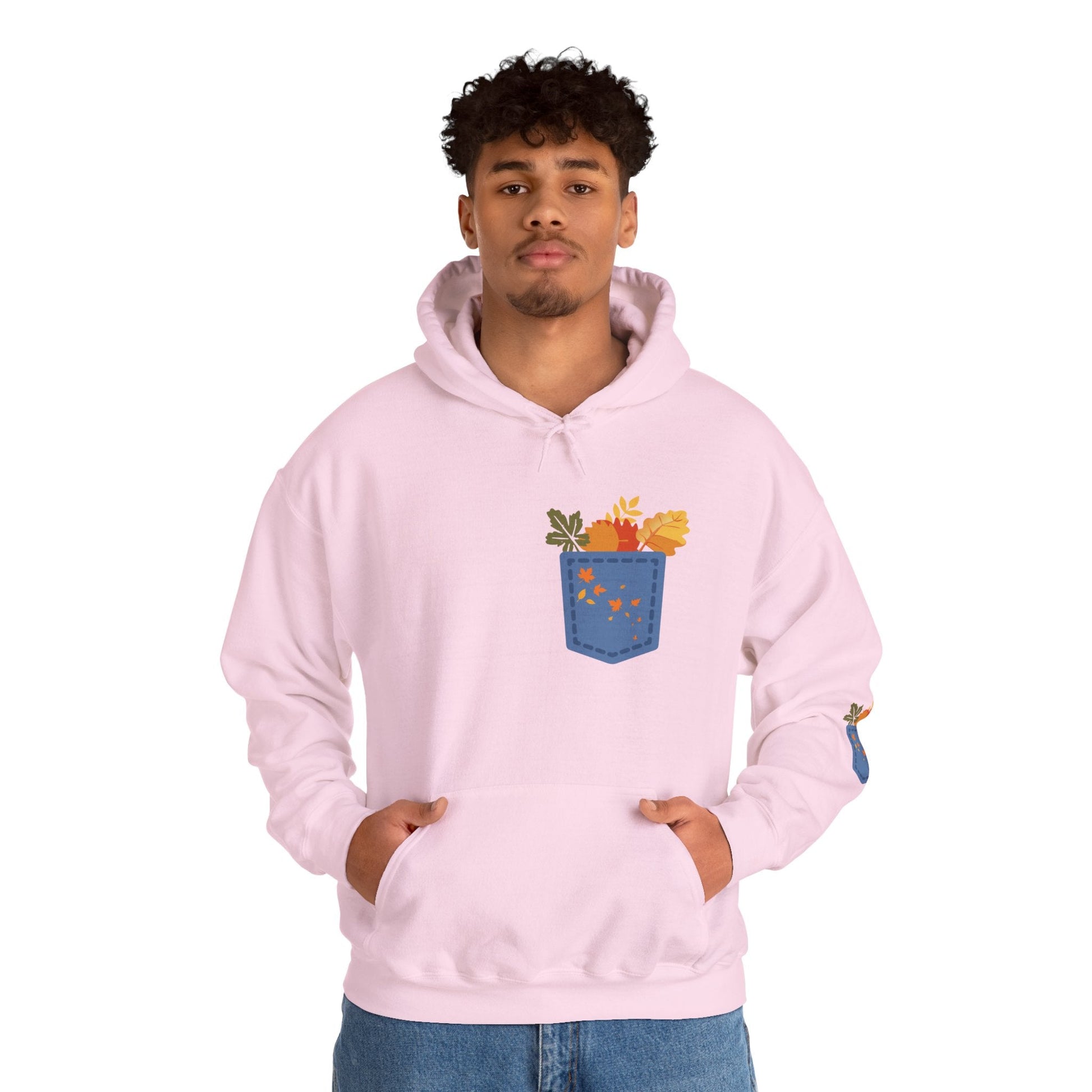 Floral Pocket Hoodie - Cozy Unisex Sweatshirt for Gardening Lovers Boho Wear