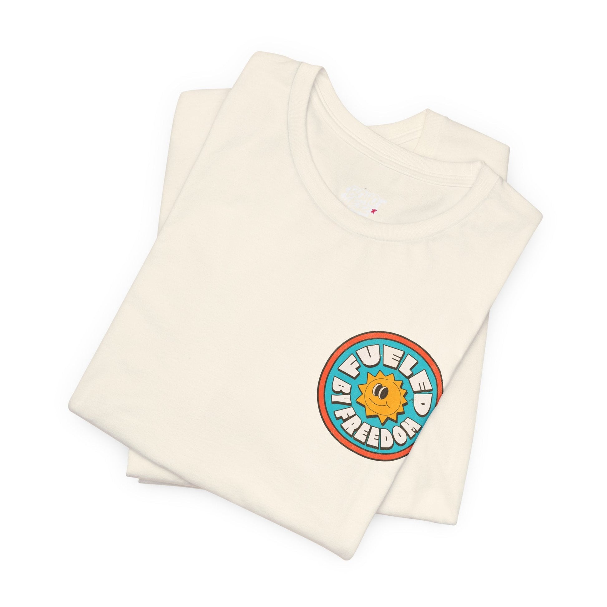 T-Shirt Fueled by Freedom Graphic Tee Printify