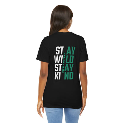 Short Sleeve Tee Stay Wild, Stay Kind Printify