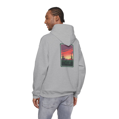 Desert Sunset Hoodie - Cozy Unisex Sweatshirt for Outdoor Lovers, Perfect for Gifts, Travel, Camping, and Relaxation Boho Wear