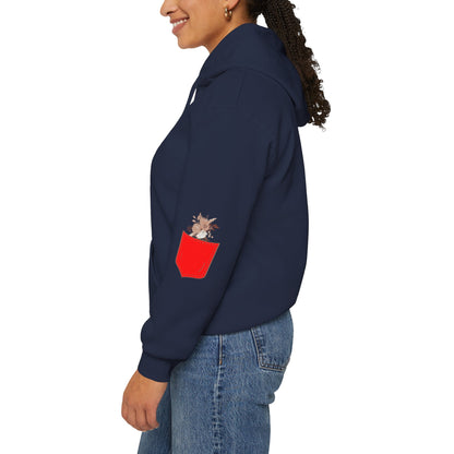 Funny Botanic Autumn Unisex Hoodie Sweatshirt with Pocket Flowers Boho Wear