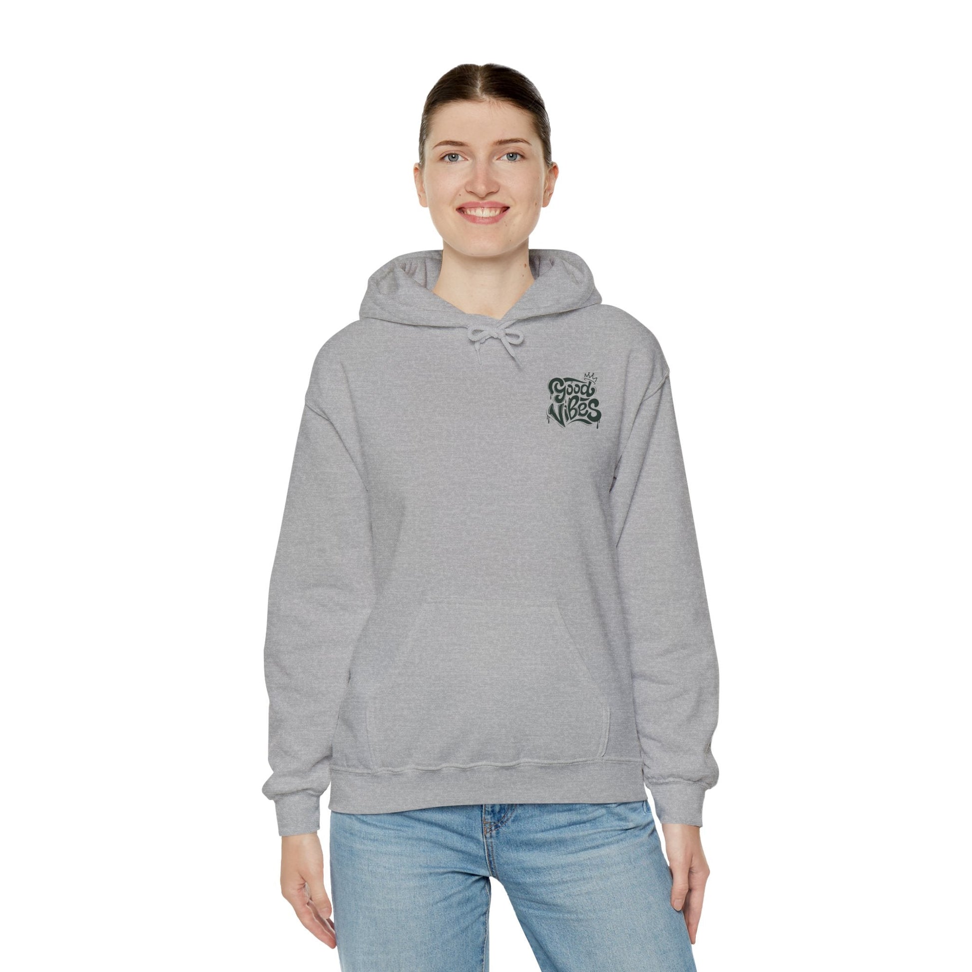 Good Vibes Unisex Heavy Blend Hoodie Printify