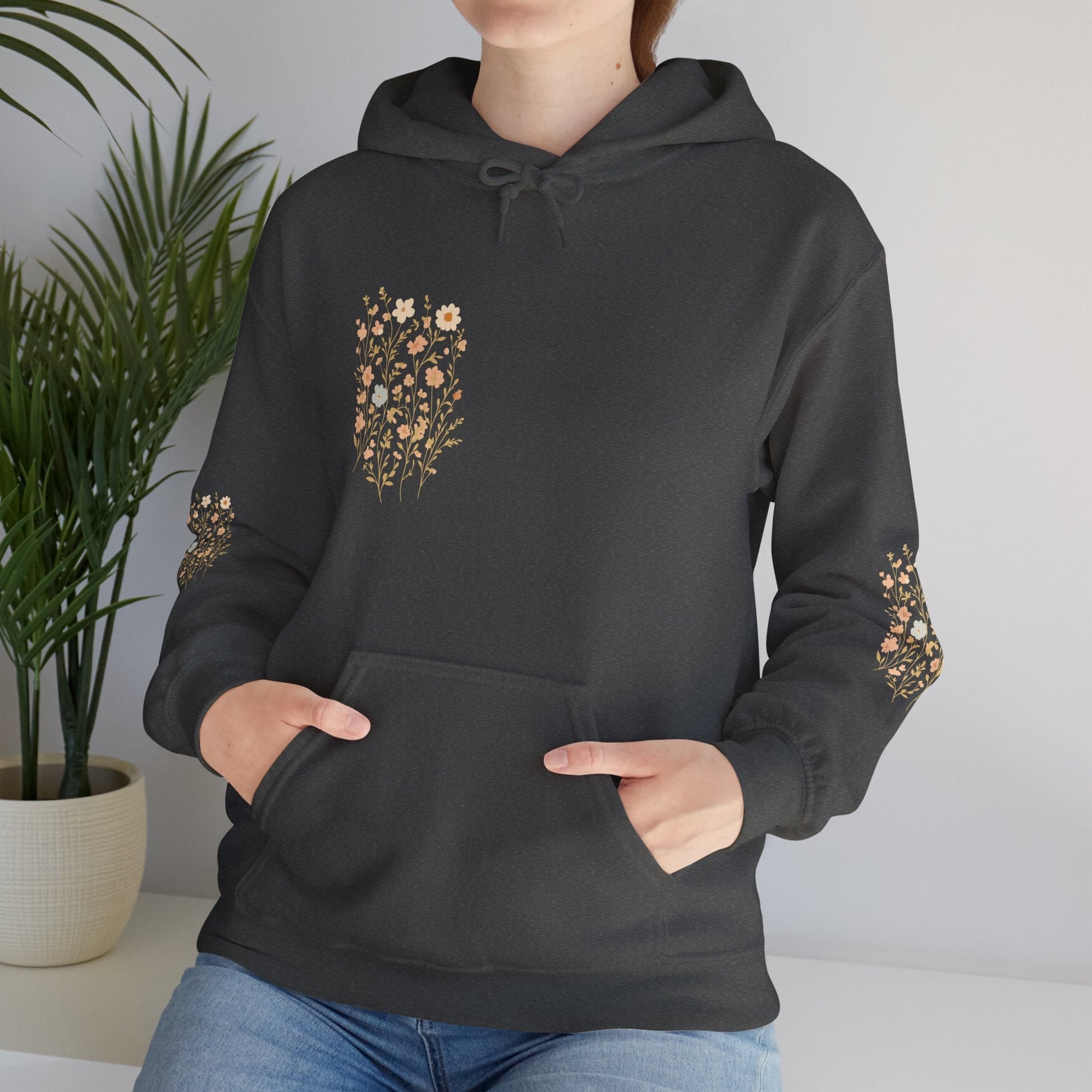 Hooded Sweatshirt - Wildflower Harmony Printify