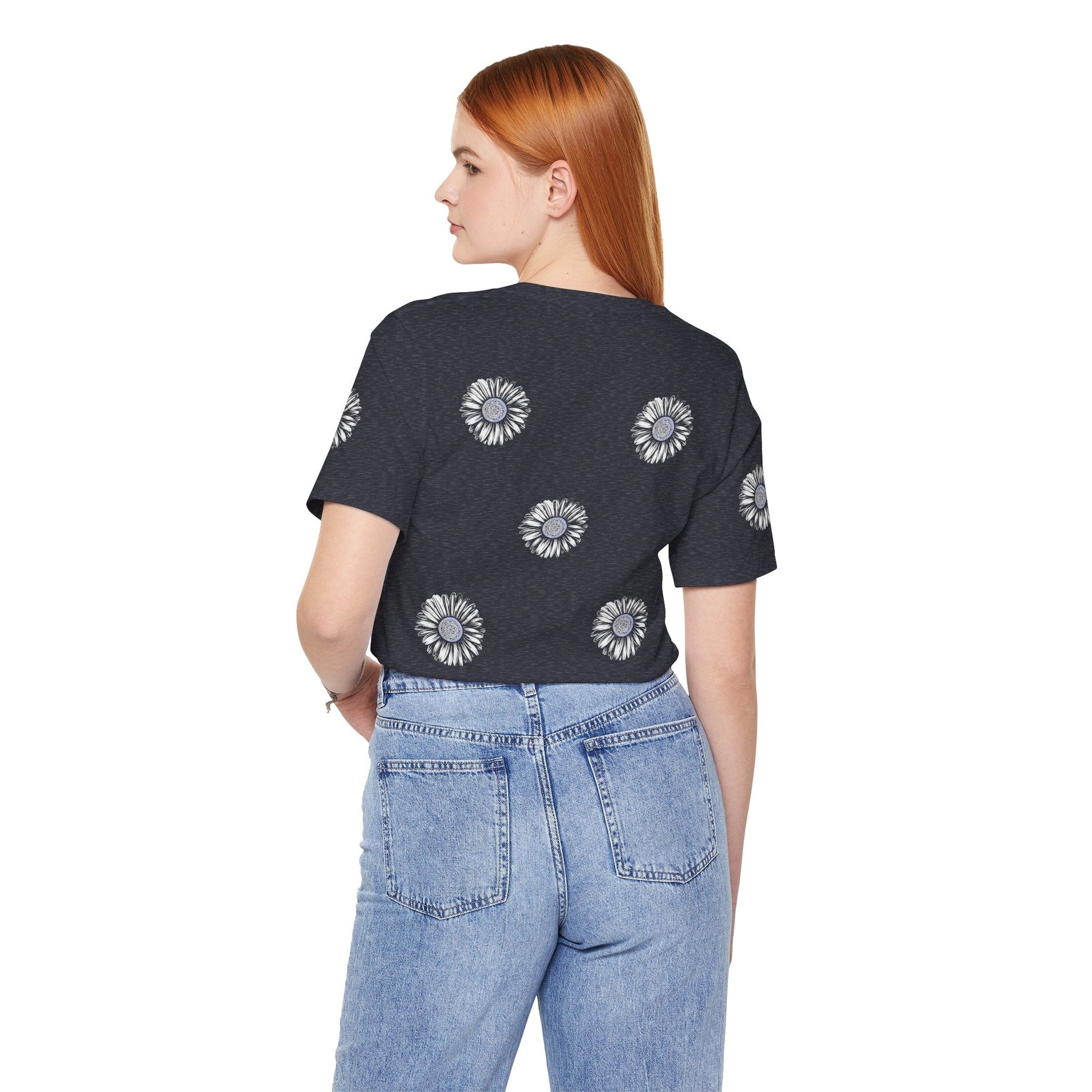 Boho Blue Mandala Tee Boho Wear