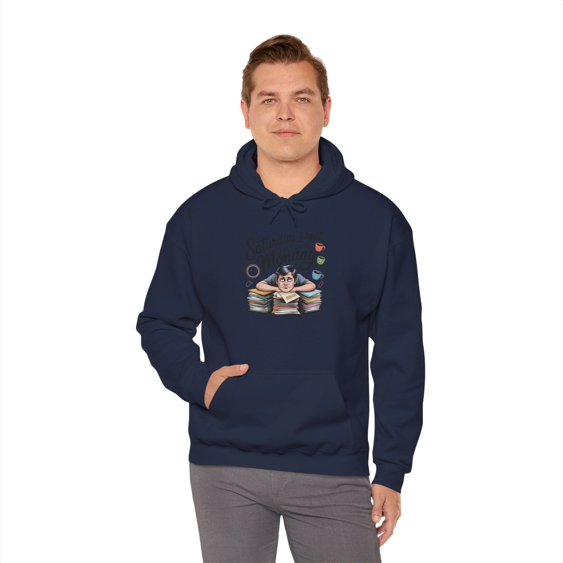 Funny Saturday's Relax Then Comes Monday Hoodie Boho Wear