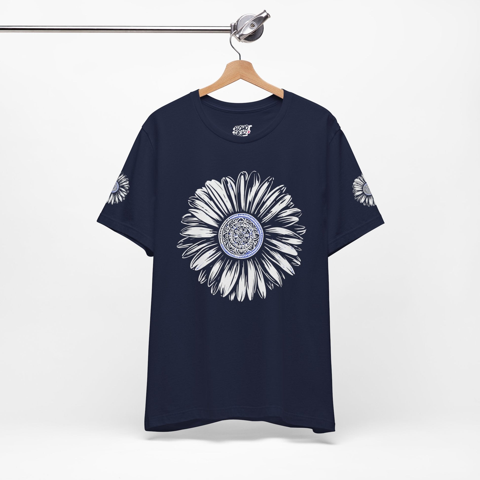Boho Blue Mandala Tee Boho Wear