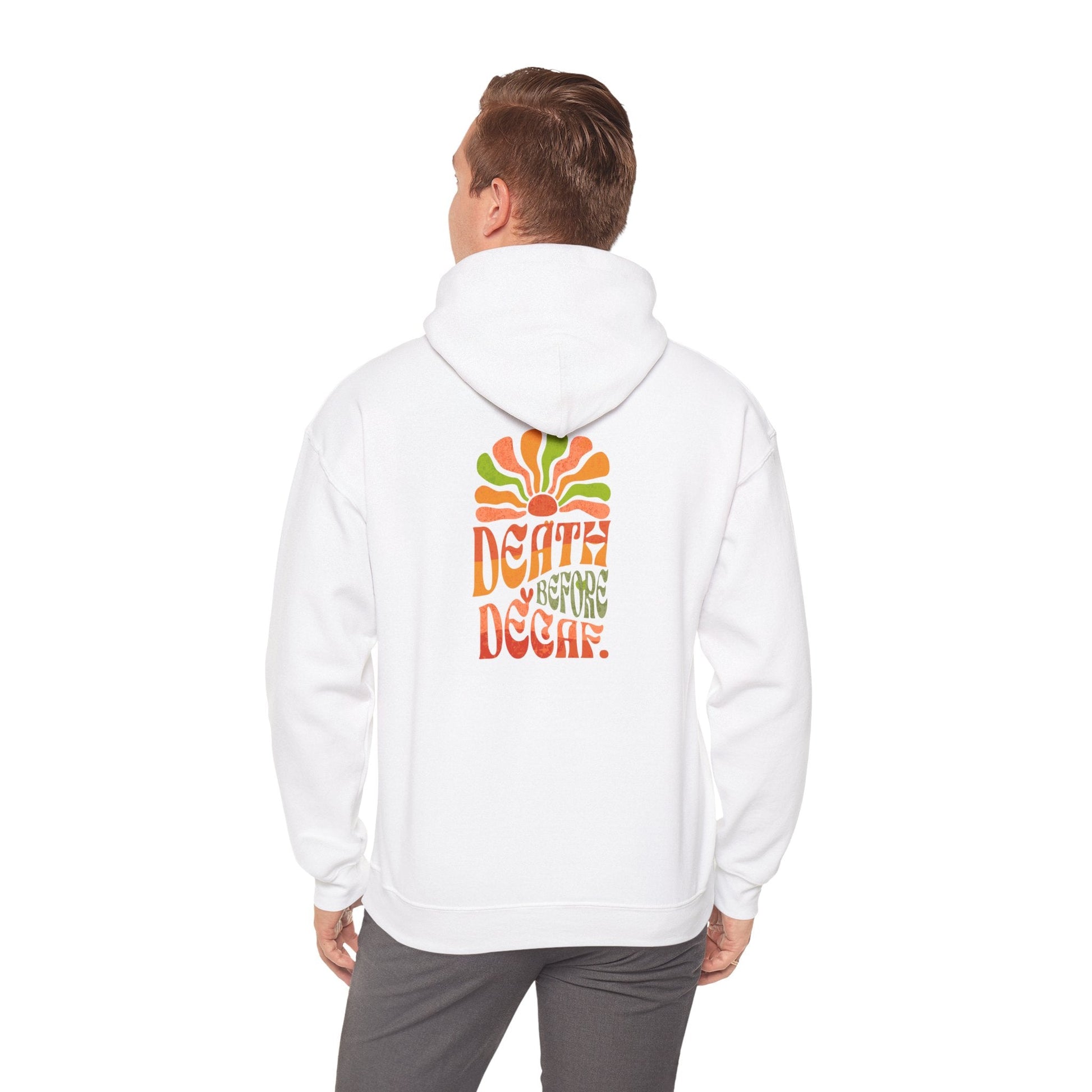 Colorful Retro Hoodie - Perfect for Cozy Days and Celebrations Printify
