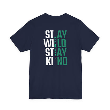 Short Sleeve Tee Stay Wild, Stay Kind Printify