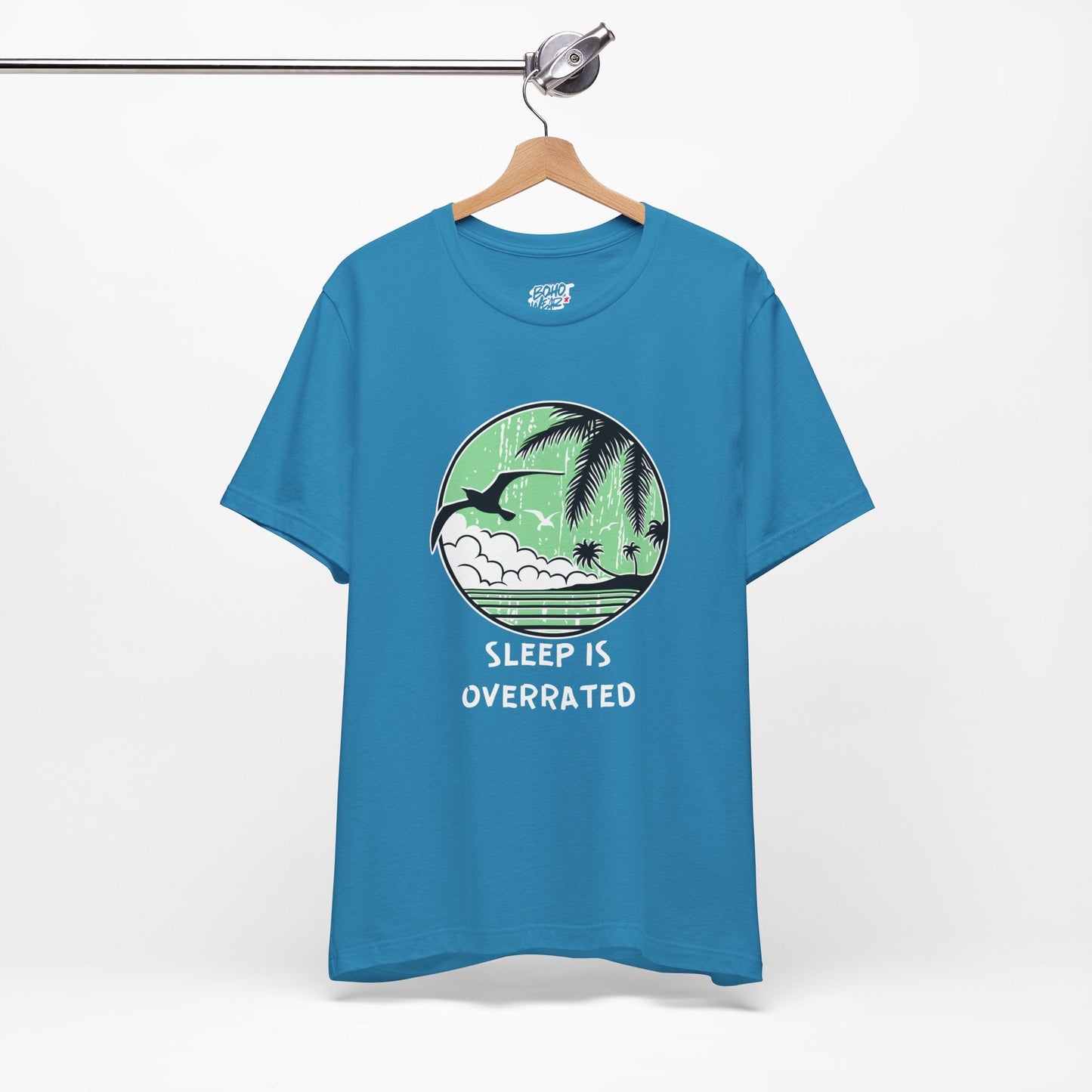 Sleepy Days Unisex Tee: Beach Lovers Boho Wear