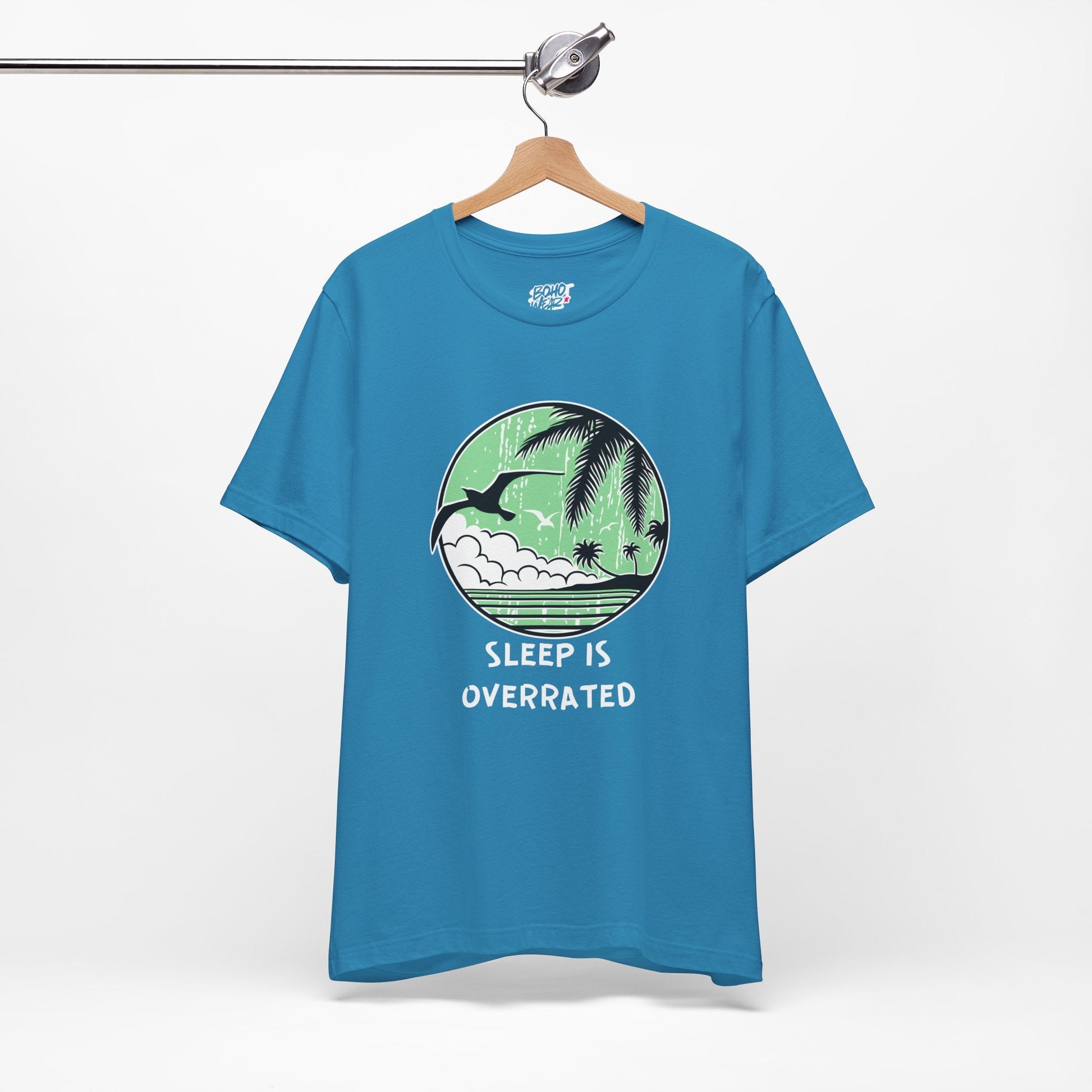 Sleepy Days Unisex Tee: Beach Lovers Boho Wear