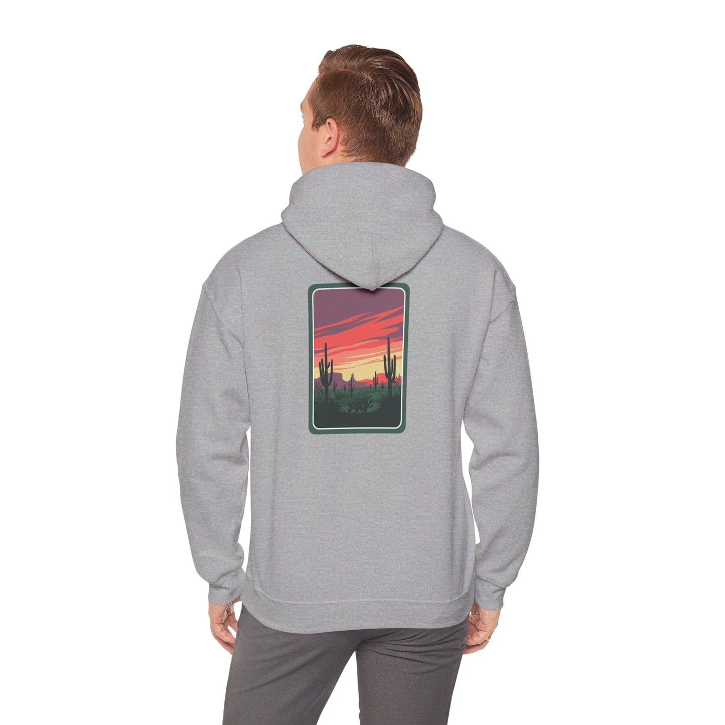Desert Sunset Hoodie - Cozy Unisex Sweatshirt for Outdoor Lovers, Perfect for Gifts, Travel, Camping, and Relaxation Boho Wear