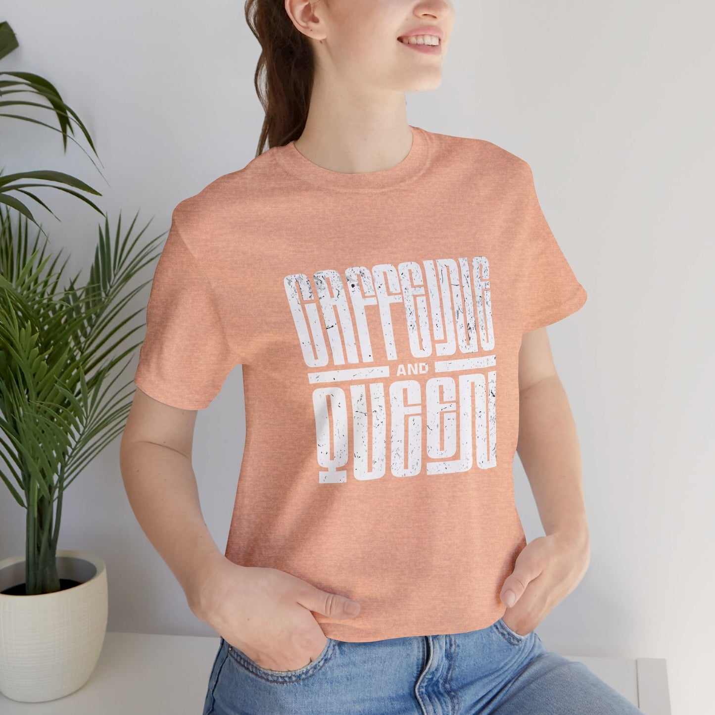 T-Shirt for Coffee Lovers - Caffeine Queen Design Printify