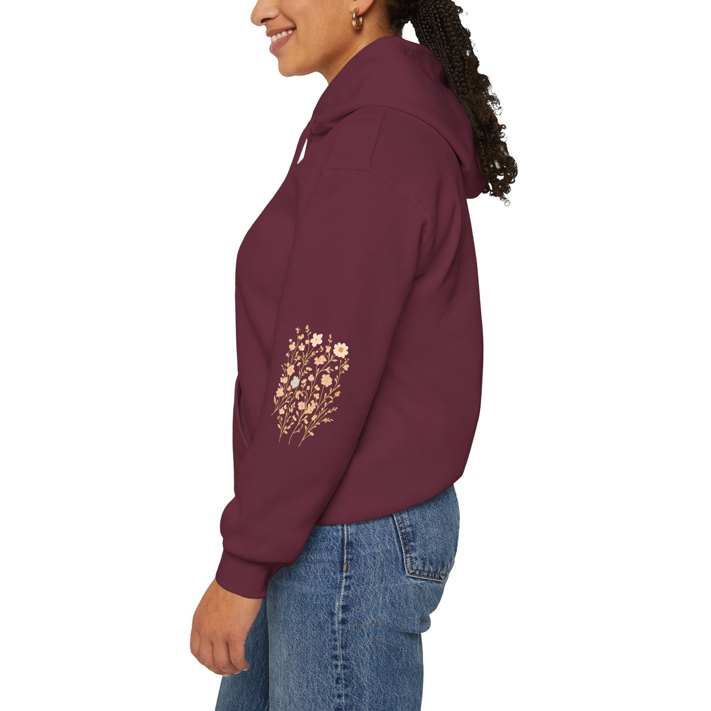 Hooded Sweatshirt - Wildflower Harmony Printify