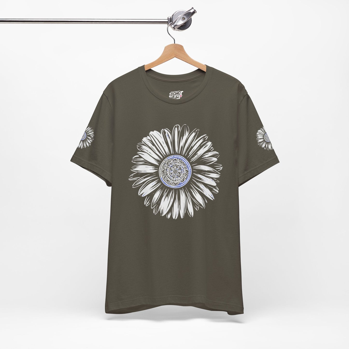 Boho Blue Mandala Tee Printify