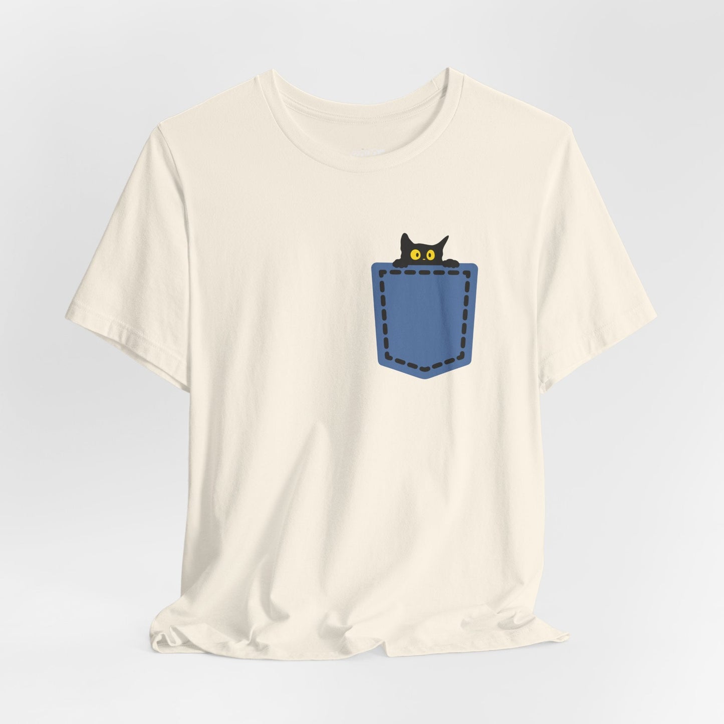 Cat Pocket Tee Boho Wear