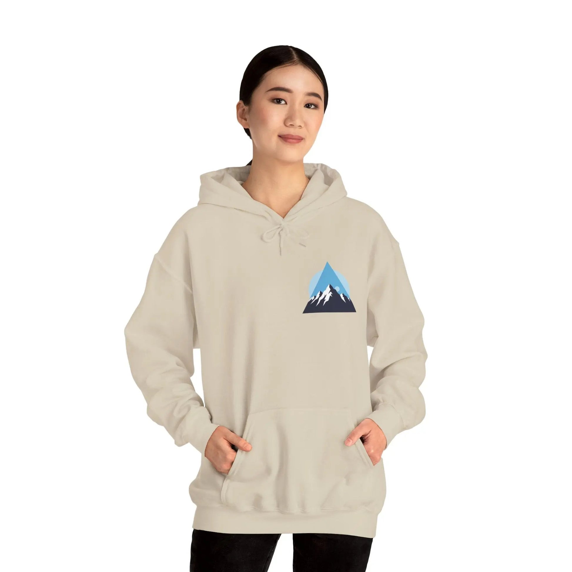 Mountain Adventure Unisex Hooded Sweatshirt - Cozy Gift for Nature Lovers, Casual Wear, Outdoor Fun, Hiking, Travel Printify