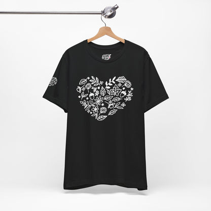 Floral Heart Tee Printify