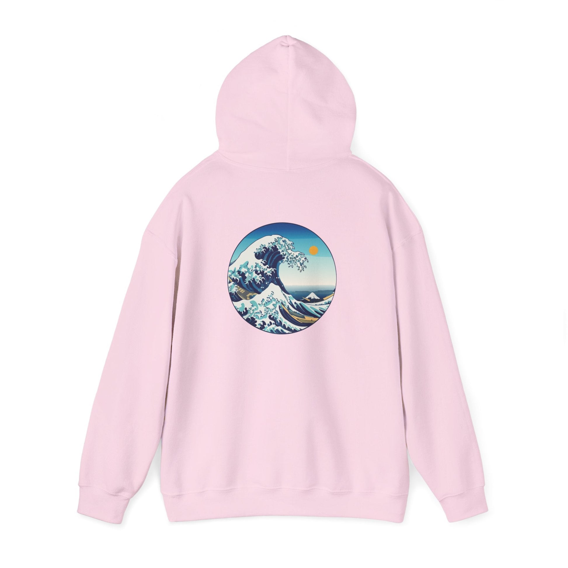 Ocean Wave Graphic Hoodie, Cozy Unisex Sweatshirt, Nature Lover Gift, Beach Vibes Apparel, Art-Inspired Clothing Boho Wear