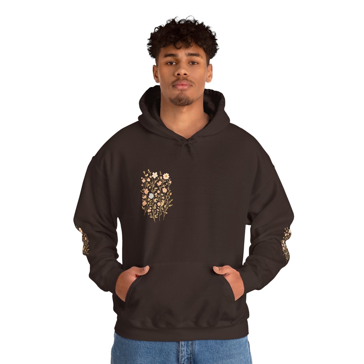 Hooded Sweatshirt - Wildflower Harmony Printify