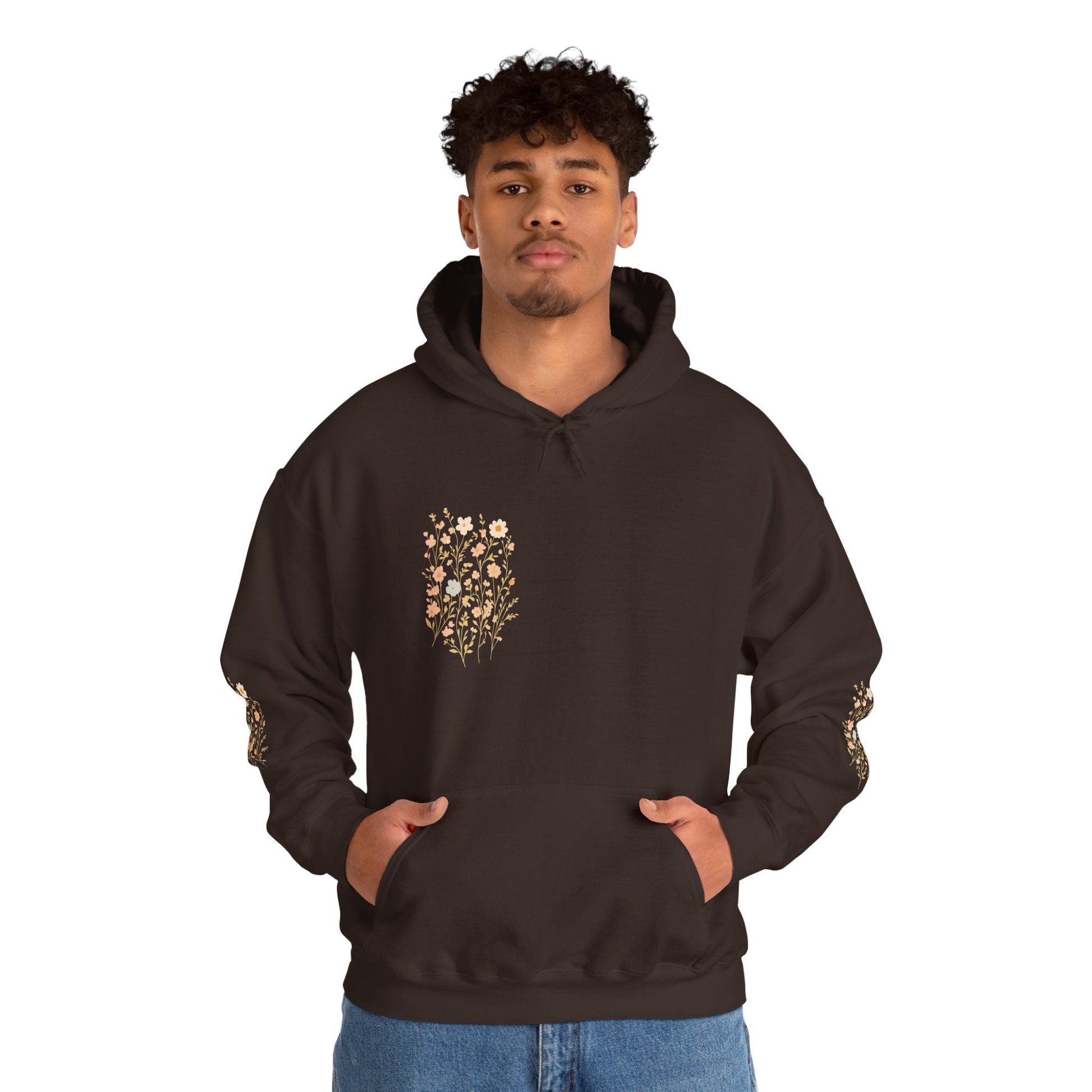 Hooded Sweatshirt - Wildflower Harmony Printify
