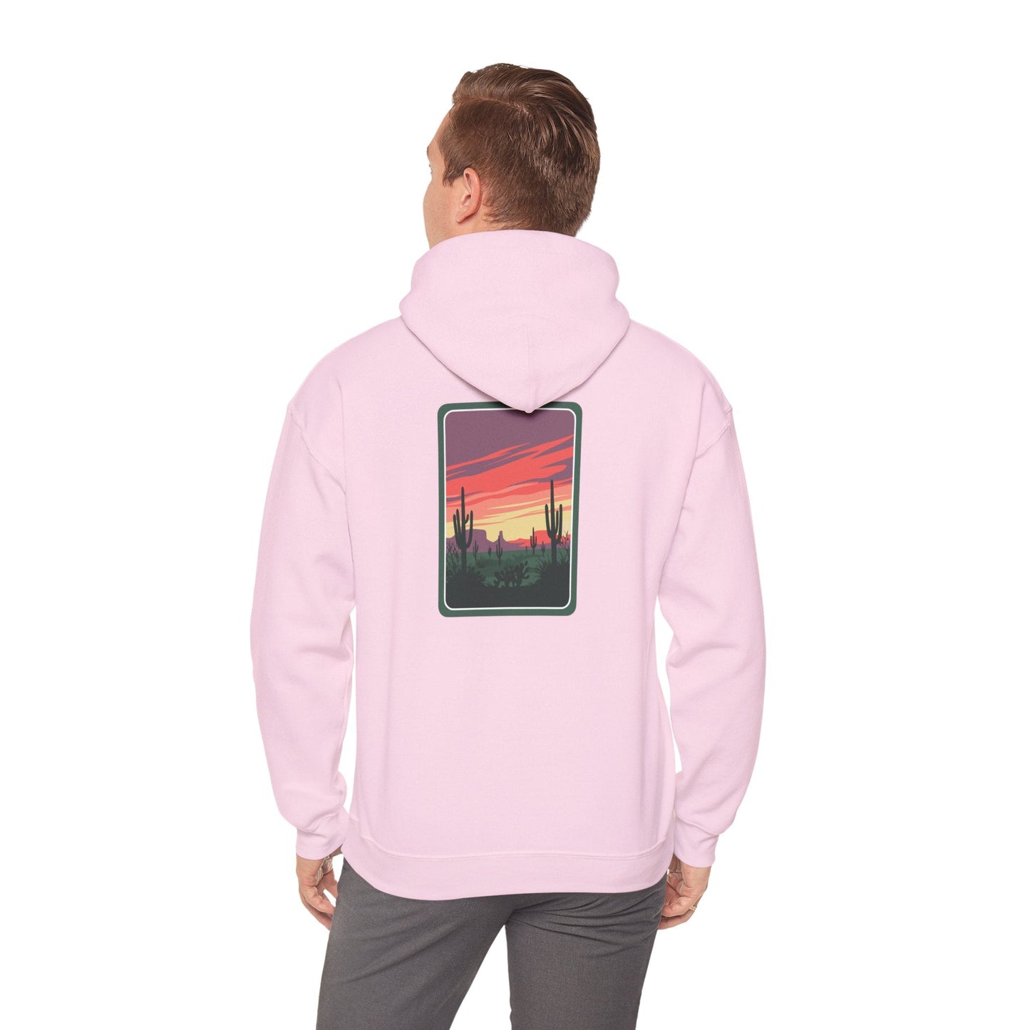 Desert Sunset Hoodie - Cozy Unisex Sweatshirt for Outdoor Lovers, Perfect for Gifts, Travel, Camping, and Relaxation Boho Wear