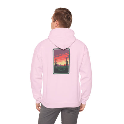 Desert Sunset Hoodie - Cozy Unisex Sweatshirt for Outdoor Lovers, Perfect for Gifts, Travel, Camping, and Relaxation Boho Wear