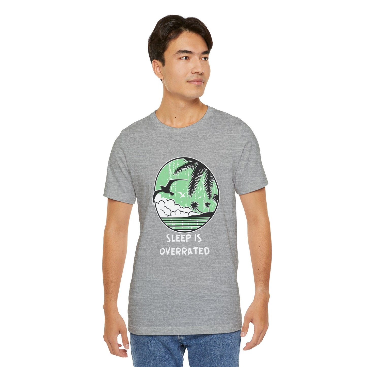 Sleepy Days Unisex Tee: Beach Lovers Boho Wear