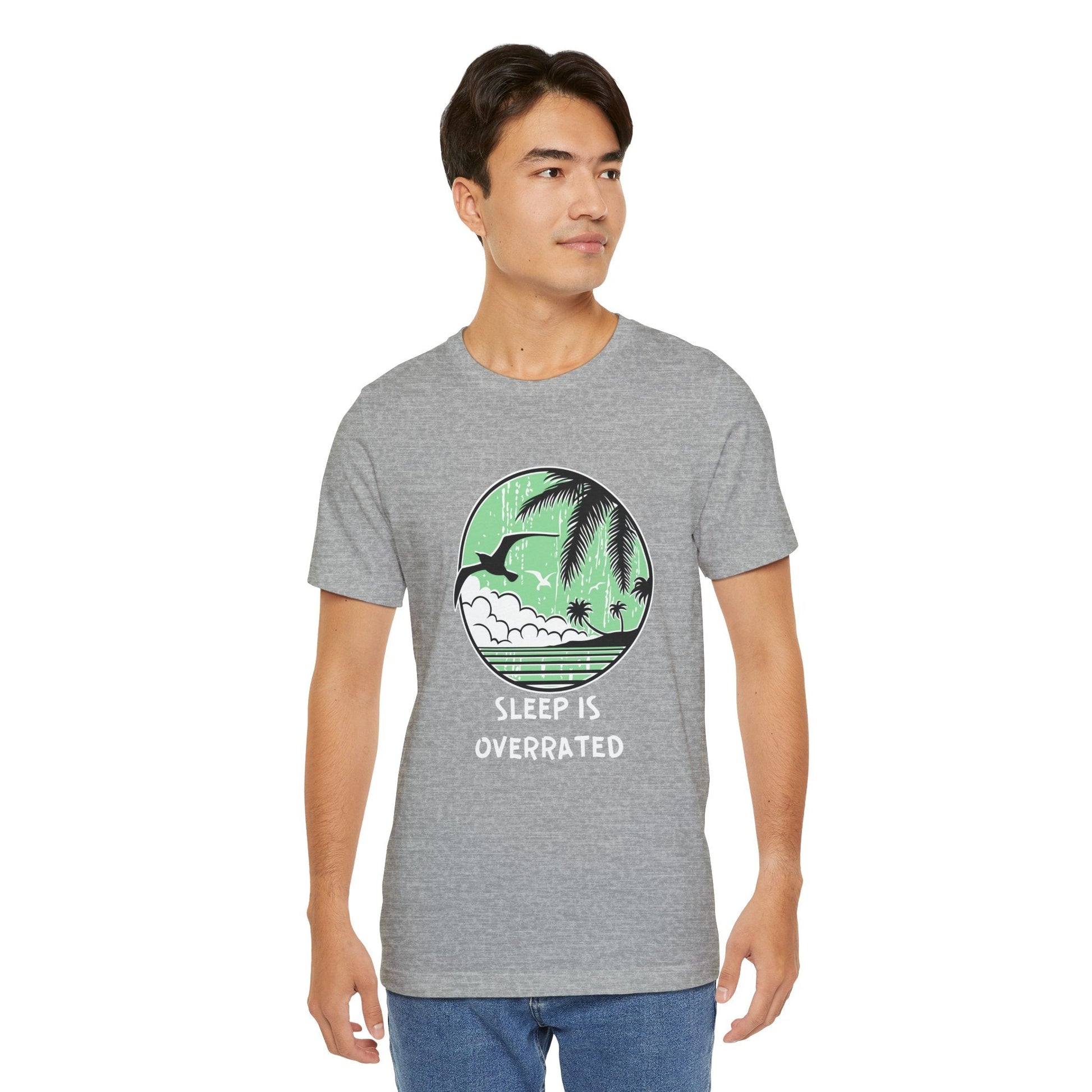 Sleepy Days Unisex Tee: Beach Lovers Boho Wear