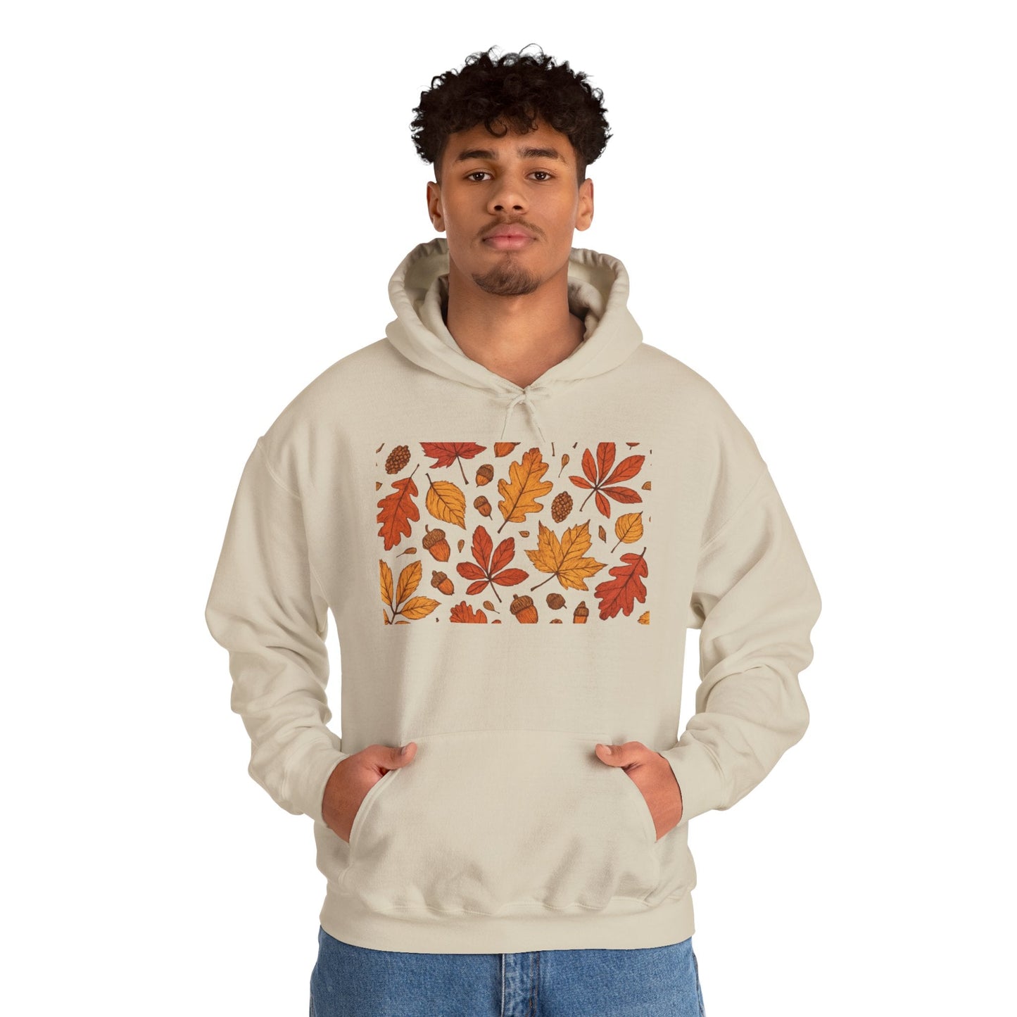 Vintage Autumn Unisex Hoodie Sweatshirt - Pattern Design Boho Wear