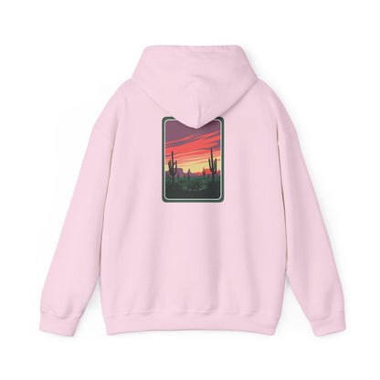 Desert Sunset Hoodie - Cozy Unisex Sweatshirt for Outdoor Lovers, Perfect for Gifts, Travel, Camping, and Relaxation Printify