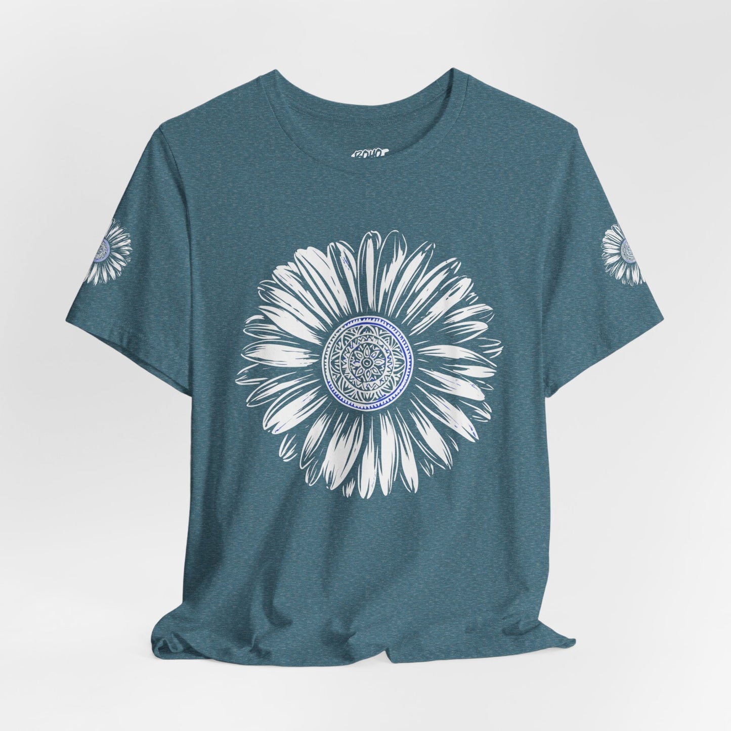 Boho Blue Mandala Tee Boho Wear