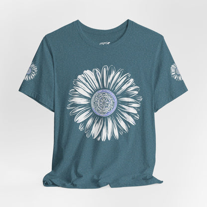 Boho Blue Mandala Tee Boho Wear